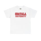 Obatala University Unisex Heavy Cotton Tee - Casual College Style Graphic Shirt