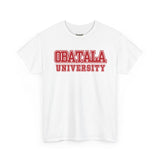 Obatala University Unisex Heavy Cotton Tee - Casual College Style Graphic Shirt