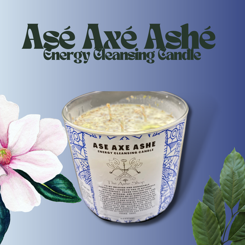 Ase Axe Ashe Dressed Candle