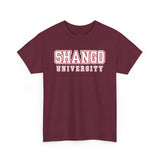 Shango University Unisex Heavy Cotton Tee - Vintage College Style T-Shirt