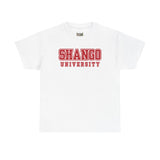 Shango University Unisex Heavy Cotton Tee - Vintage College Style T-Shirt