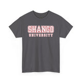 Shango University Unisex Heavy Cotton Tee - Vintage College Style T-Shirt