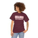Shango University Unisex Heavy Cotton Tee - Vintage College Style T-Shirt