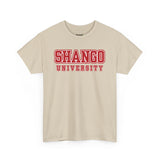 Shango University Unisex Heavy Cotton Tee - Vintage College Style T-Shirt