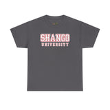 Shango University Unisex Heavy Cotton Tee - Vintage College Style T-Shirt