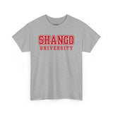 Shango University Unisex Heavy Cotton Tee - Vintage College Style T-Shirt