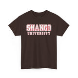 Shango University Unisex Heavy Cotton Tee - Vintage College Style T-Shirt