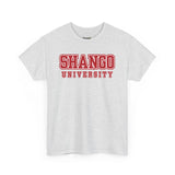 Shango University Unisex Heavy Cotton Tee - Vintage College Style T-Shirt