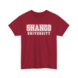 Shango University Unisex Heavy Cotton Tee - Vintage College Style T-Shirt