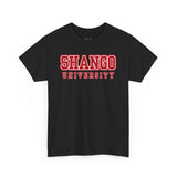 Shango University Unisex Heavy Cotton Tee - Vintage College Style T-Shirt
