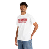 Shango University Unisex Heavy Cotton Tee - Vintage College Style T-Shirt