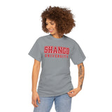 Shango University Unisex Heavy Cotton Tee - Vintage College Style T-Shirt