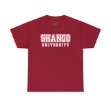 Shango University Unisex Heavy Cotton Tee - Vintage College Style T-Shirt