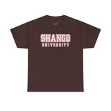 Shango University Unisex Heavy Cotton Tee - Vintage College Style T-Shirt