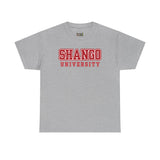 Shango University Unisex Heavy Cotton Tee - Vintage College Style T-Shirt