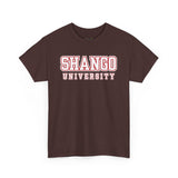 Shango University Unisex Heavy Cotton Tee - Vintage College Style T-Shirt