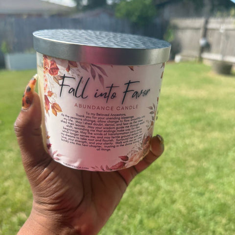 Fall into Favor Dressed Candle - Limited Edition